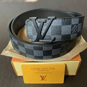 Louis Vuitton Damier Graphite Belt
